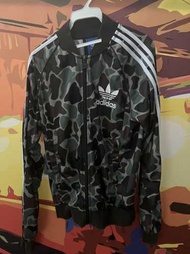 Adidas Green Camo adidas track jacket