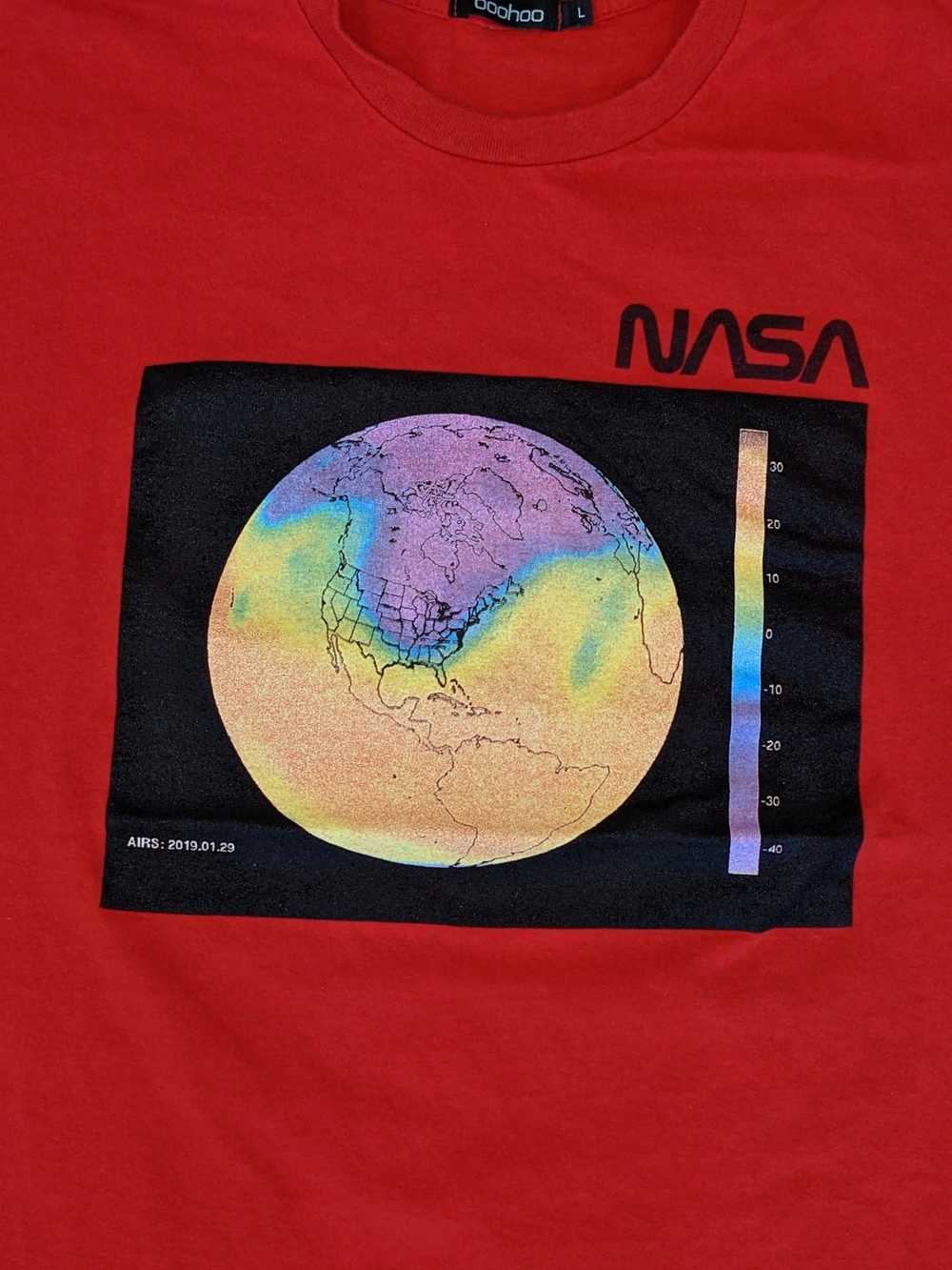 Other NASA Earth thermal map t-shirt - SIZE L - image 2