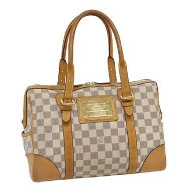 Louis Vuitton Damier Azur Berkeley Hand Bag Tote Bag N52001 White Authentic