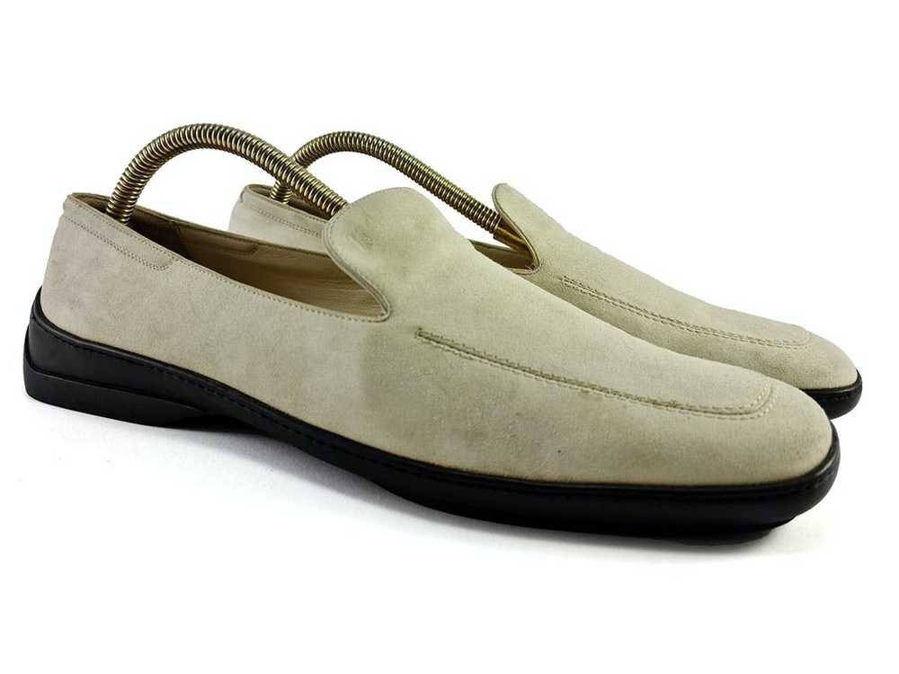Tod's Tod’s Beige Suede Loafers Men’s Shoes Size … - image 5