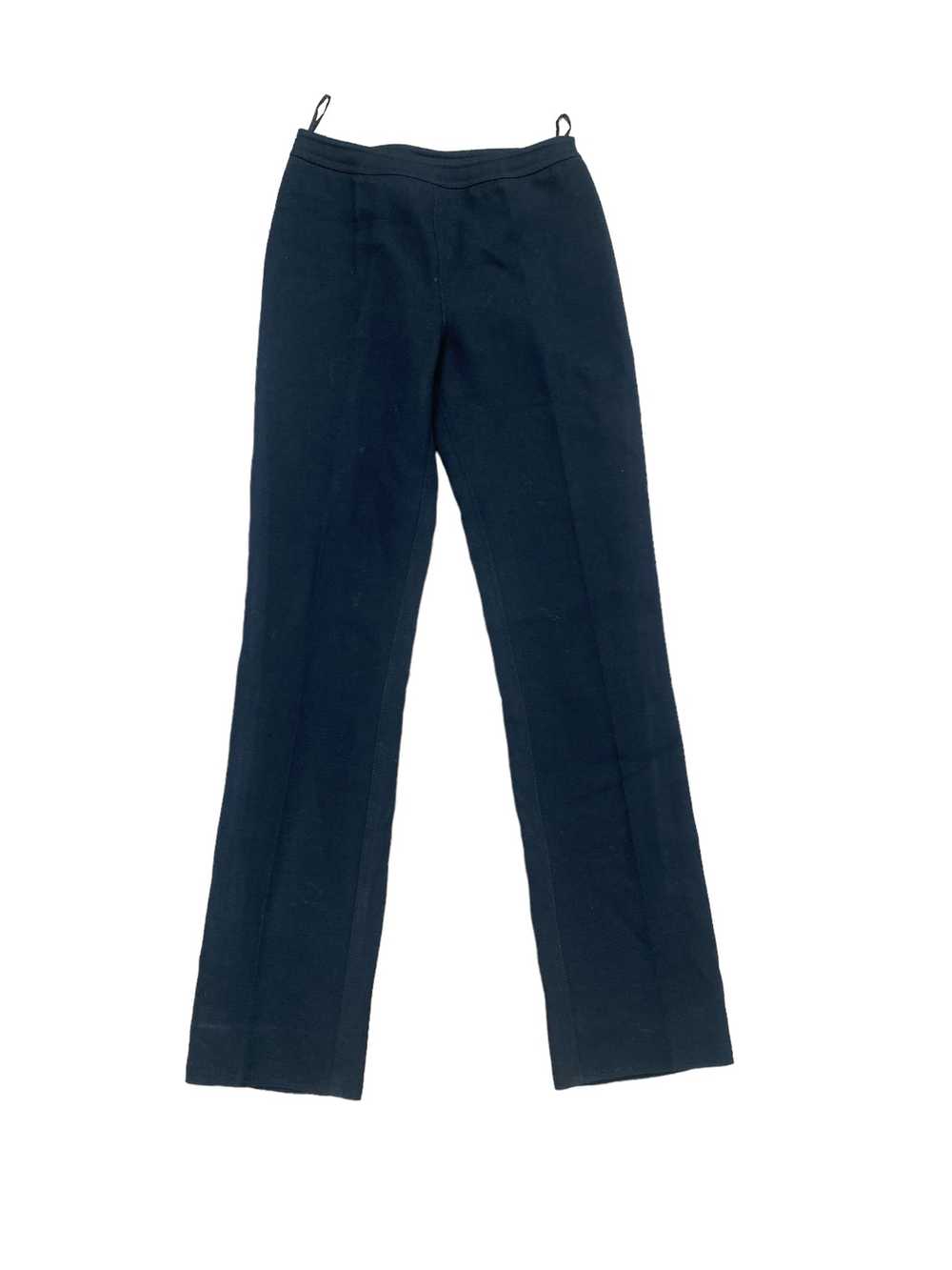 Courreges Vintage Black Wool Pants - image 1
