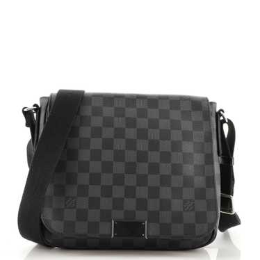 Shop Louis Vuitton DAMIER GRAPHITE Leather Crossbody Bag Logo Messenger &  Shoulder Bags (N42710) by Sincerity_m639