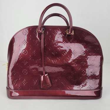 Louis Vuitton Burgundy Taiga Leather Cassiar Backpack 12lv1101 For