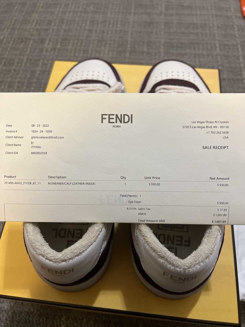 Fendi Fendi low-tops suede sneaker - image 7