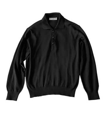 Ysl Pour Homme YSL Wool Longsleeve Polo - image 1