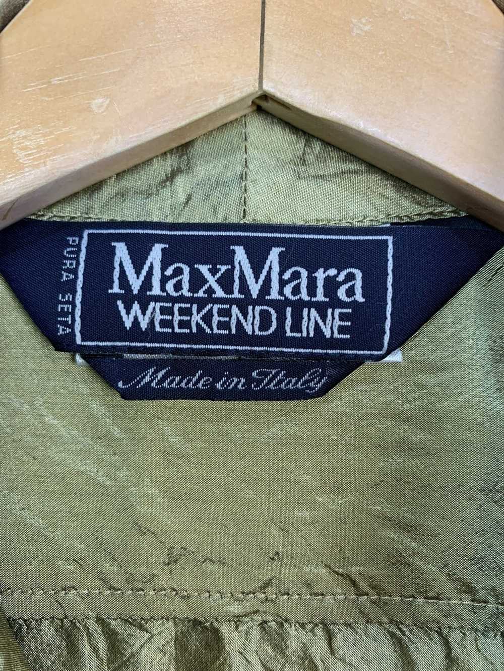 Max Mara Maxmara Weekend Line Silk Shirt - image 12