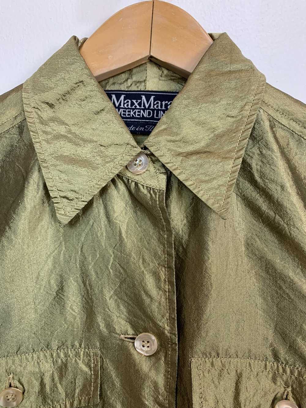 Max Mara Maxmara Weekend Line Silk Shirt - image 7