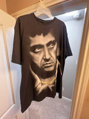 Vintage Scarface face-card T