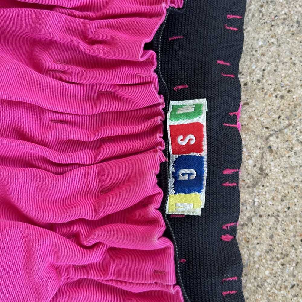 MSGM MSGM Elastic Waist Cotton Flare Skirt Vivid … - image 3