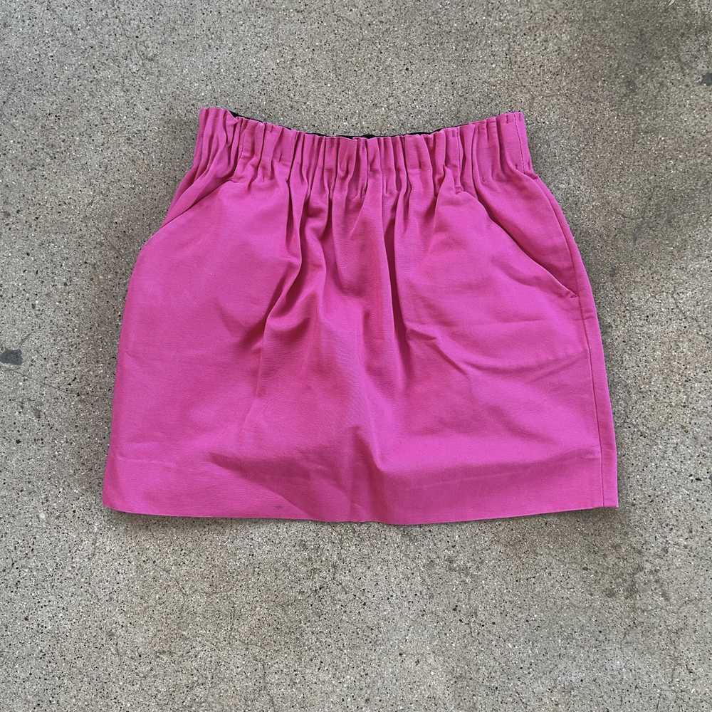 MSGM MSGM Elastic Waist Cotton Flare Skirt Vivid … - image 4