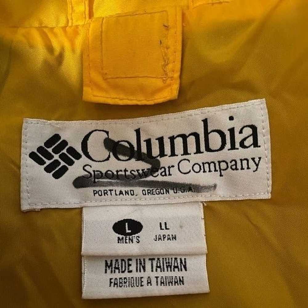 Columbia Colombia Vintage 90's Men's Yellow Outdo… - image 6