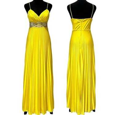 Other Stepping Out - yellow evening gown with seq… - image 1