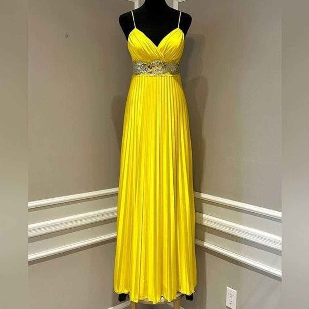 Other Stepping Out - yellow evening gown with seq… - image 2