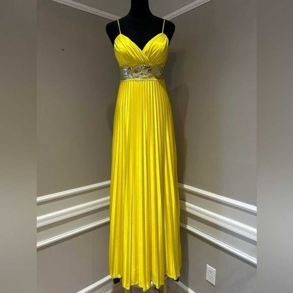 Other Stepping Out - yellow evening gown with seq… - image 3