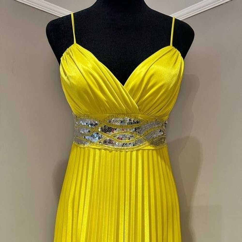 Other Stepping Out - yellow evening gown with seq… - image 4