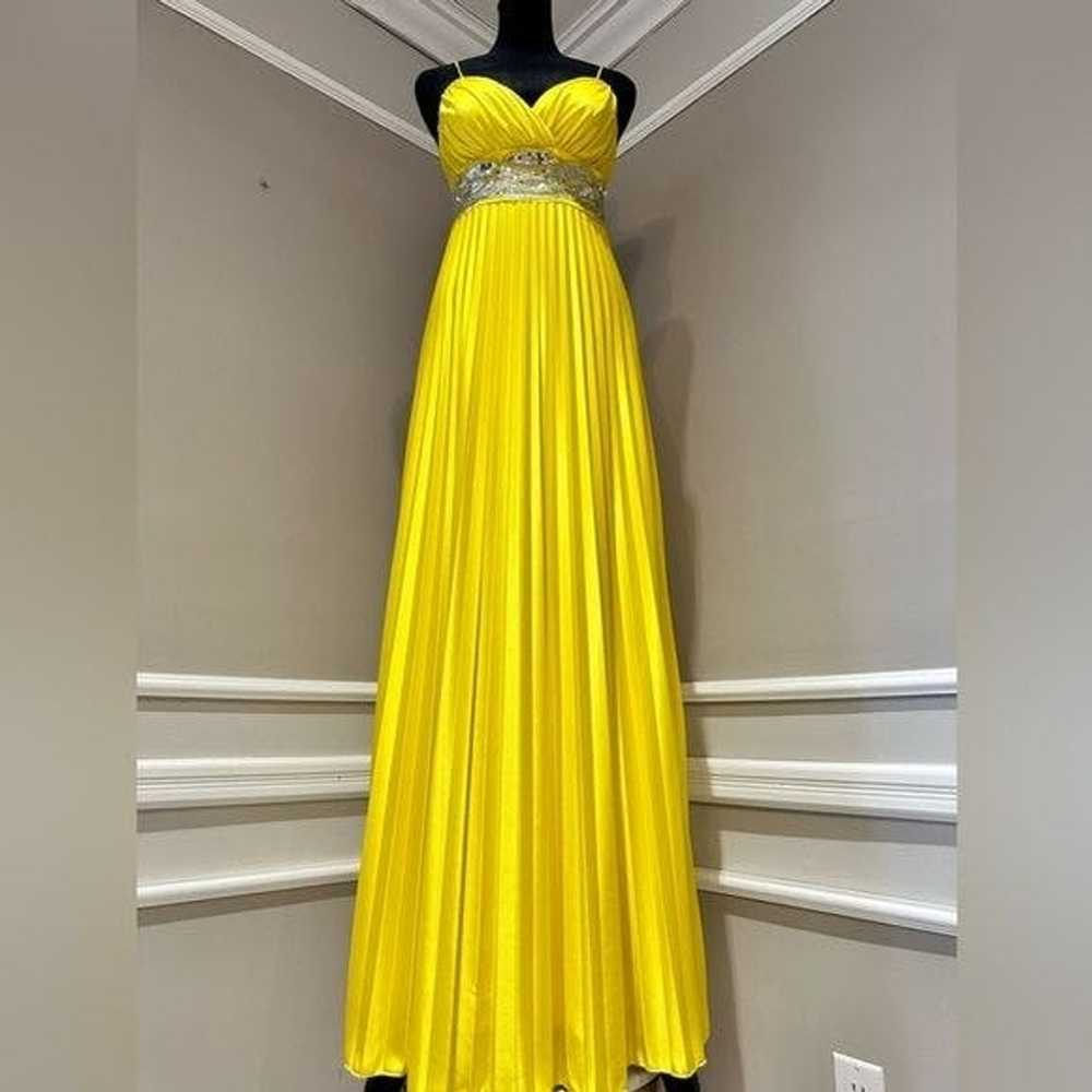 Other Stepping Out - yellow evening gown with seq… - image 5