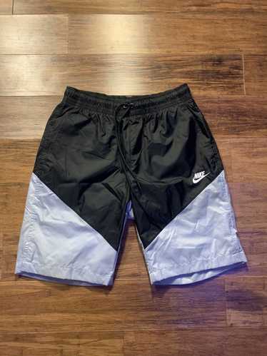 Nike Grey and Black Nike Shorts