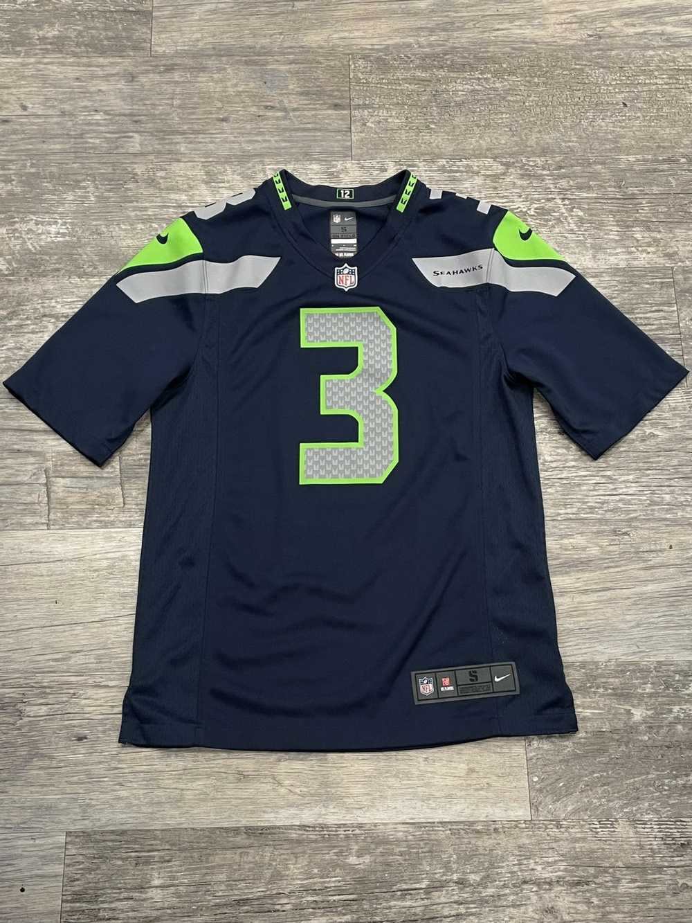 Seattle Seahawks Russell Wilson # 3 Jersey Youth Boys XL 18/20 NFL Shirt  Blue