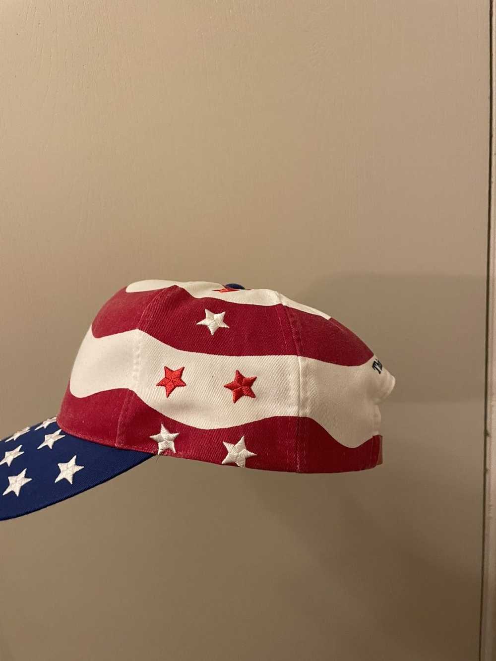 Vintage Vintage American flag all over print hat - image 2