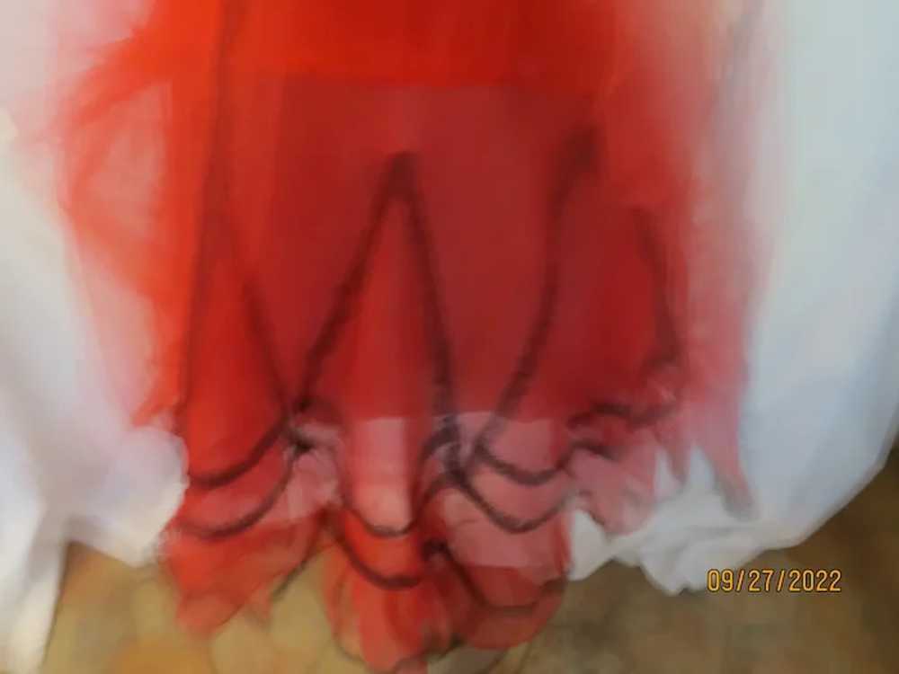 Racy red Crinoline Petticoat - image 3