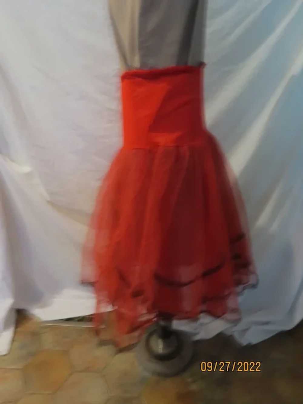 Racy red Crinoline Petticoat - image 4