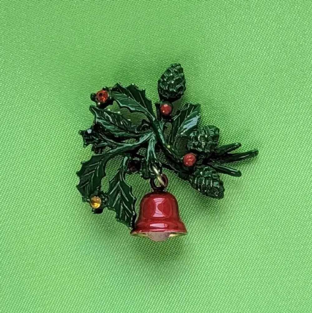 Petite and Sweet MCM Holly Berry Brooch with Litt… - image 2