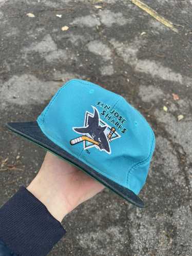 San Jose Sharks Mitchell & Ness Vintage Sharktooth Snapback Hat
