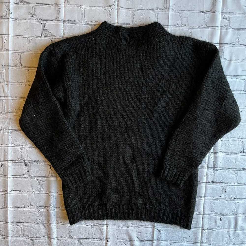 Vintage VTG Y2K Rafaella Black Oversized Sweater - image 7