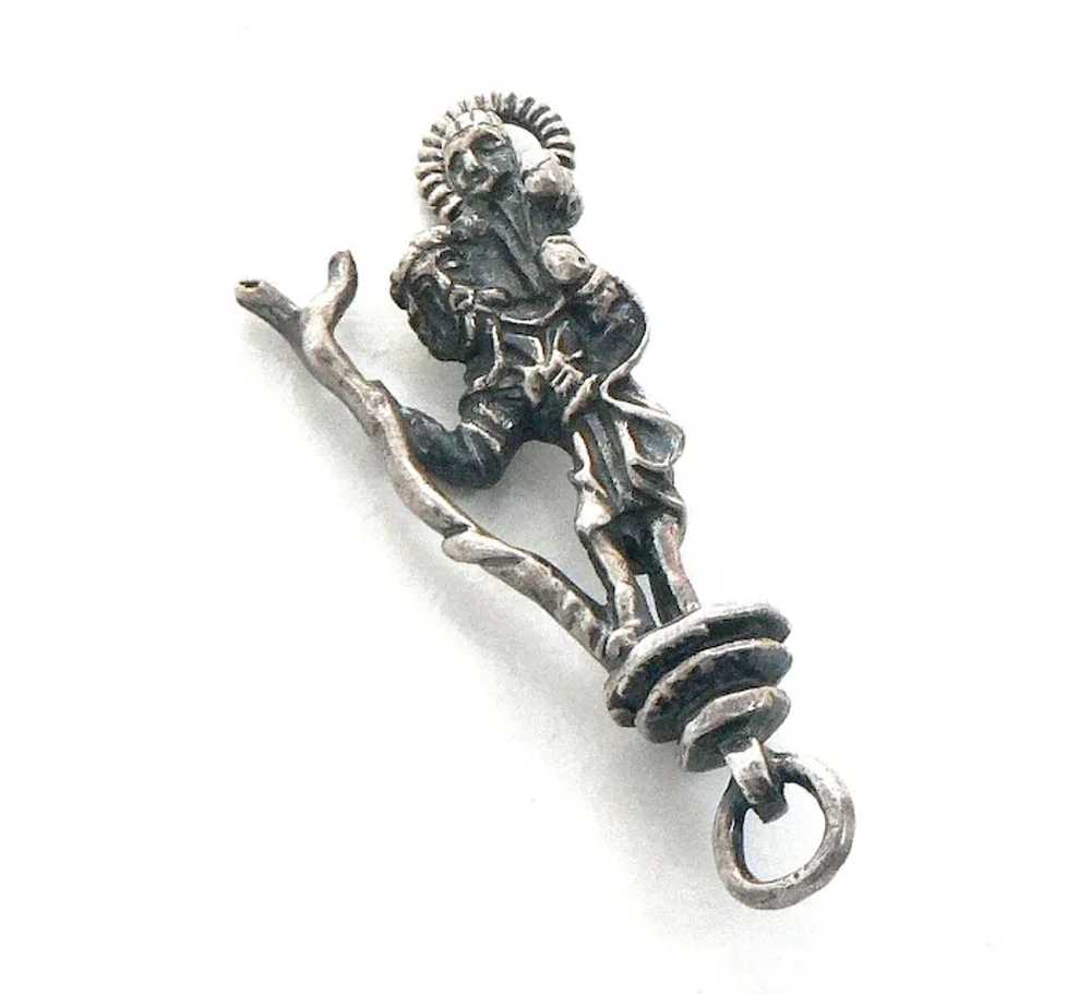 St. Christopher and Baby Jesus Sterling Silver Sc… - image 3
