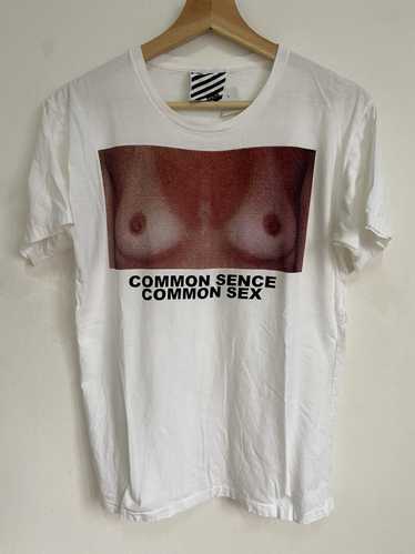 Art × Sex Skateboards COMMON SENCE COMMON SEX TEE