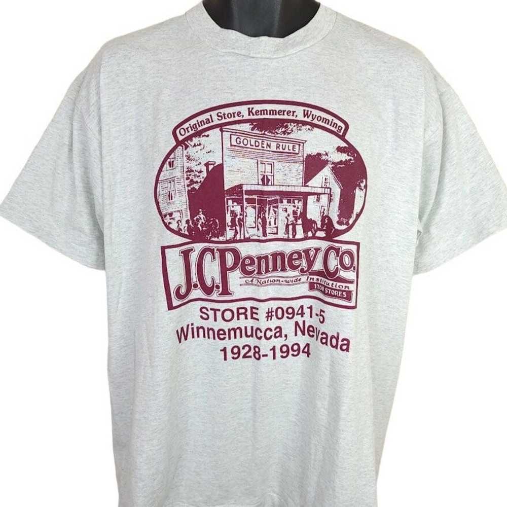 Vintage JC Penney T Shirt Vintage 90s Wyoming Sto… - image 1