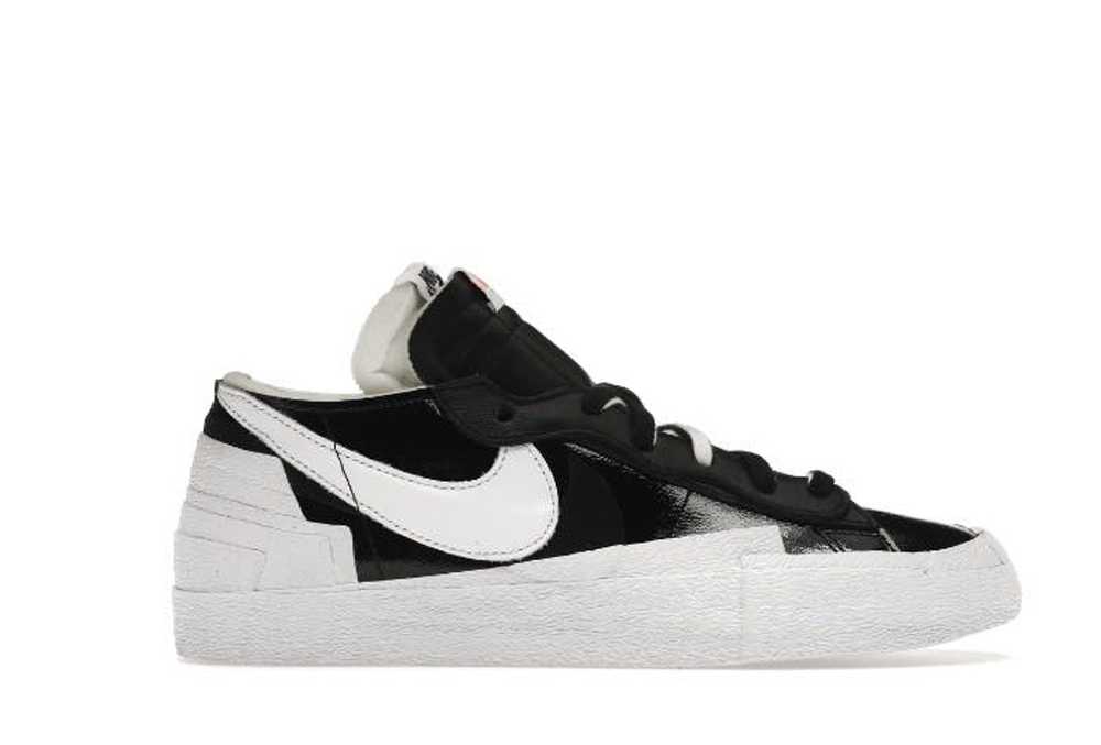 Nike × Sacai Sacai x Nike blazer low Black Patent… - image 7