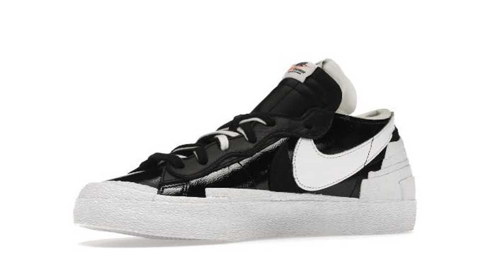 Nike × Sacai Sacai x Nike blazer low Black Patent… - image 8