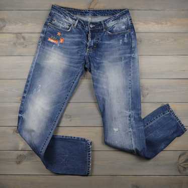 Dsquared2 Dsquared denim blue jeans with pins - image 1