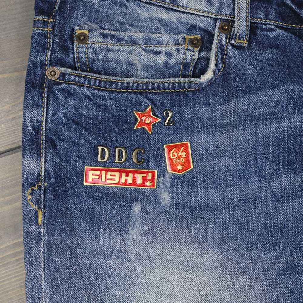 Dsquared2 Dsquared denim blue jeans with pins - image 4