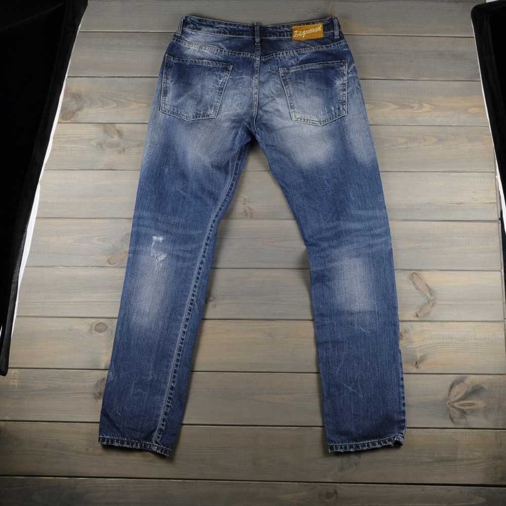 Dsquared2 Dsquared denim blue jeans with pins - image 8