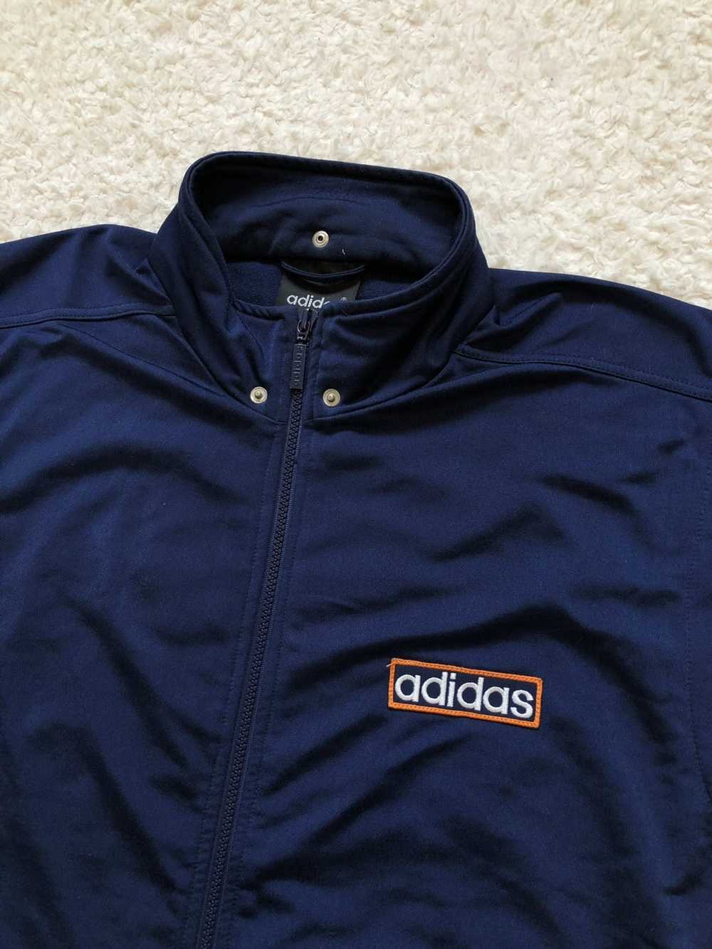 Adidas × Vintage Vest Sweatshirt Jacket Adidas vi… - image 4