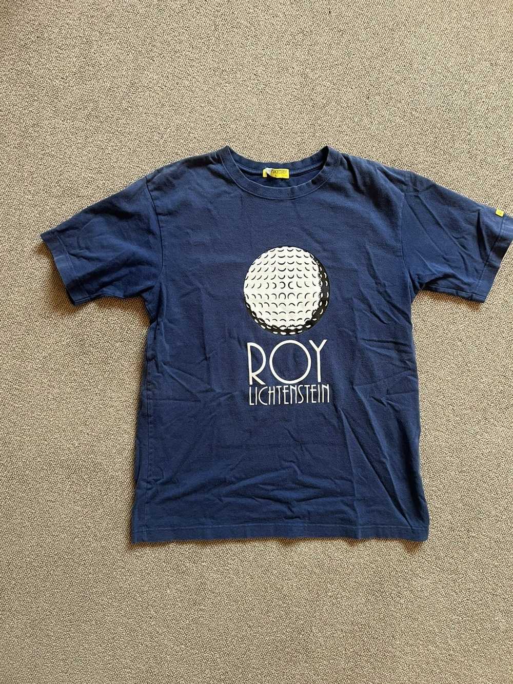 Vintage Roy Lichtenstein golf ball t shirt tee - image 1