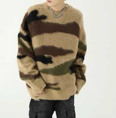 Coloured Cable Knit Sweater × Streetwear × Vintag… - image 1