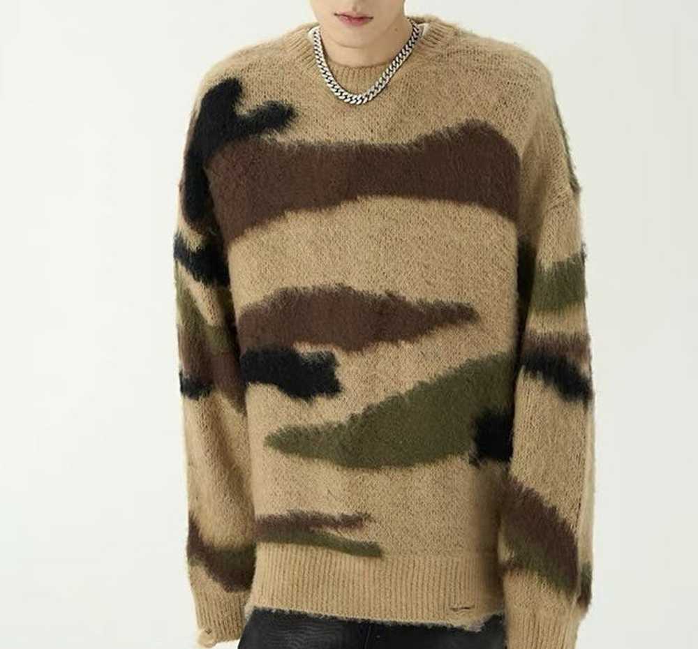 Coloured Cable Knit Sweater × Streetwear × Vintag… - image 2