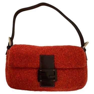 Fendi Baguette Bag Wool in Orange - image 1