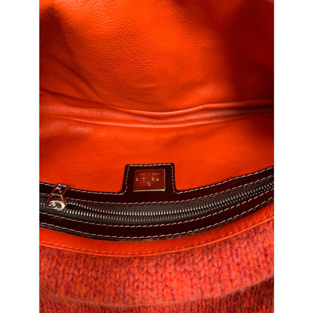 Fendi Baguette Bag Wool in Orange - image 4