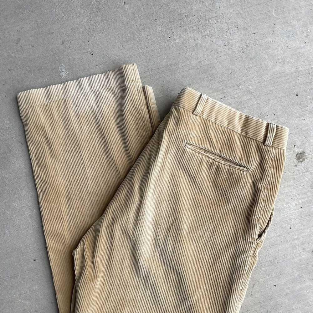 Vintage Vtg 90s corduroy pants sun faded - image 3