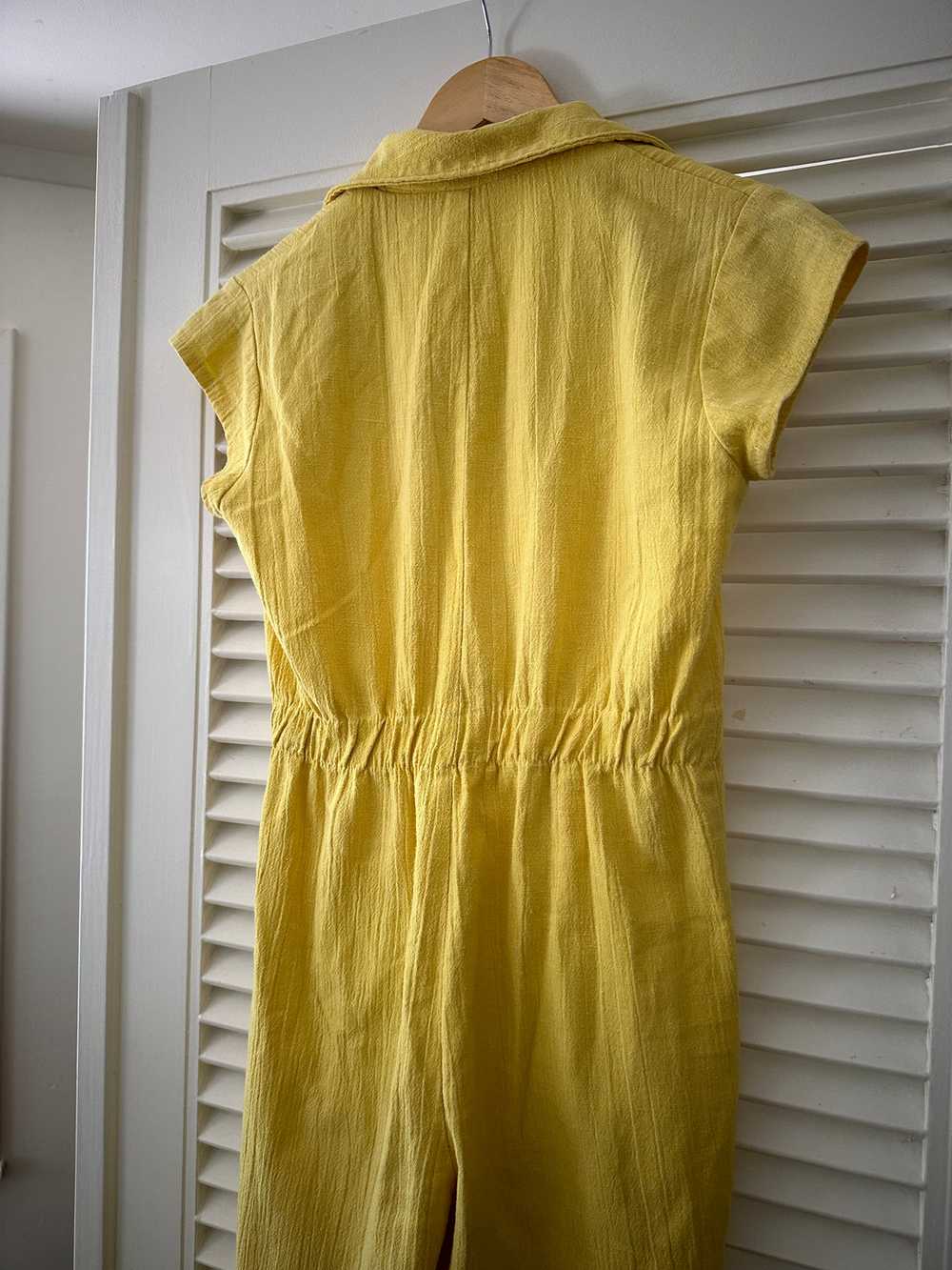 Vintage Butter Yellow Jumpsuit - image 6