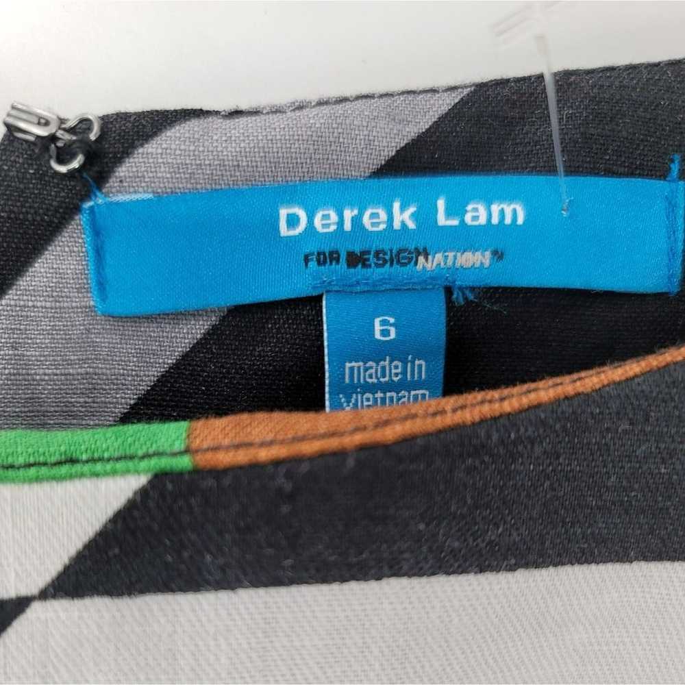 Derek Lam Derek Lam Linen Dress Colorblock Stripe… - image 7