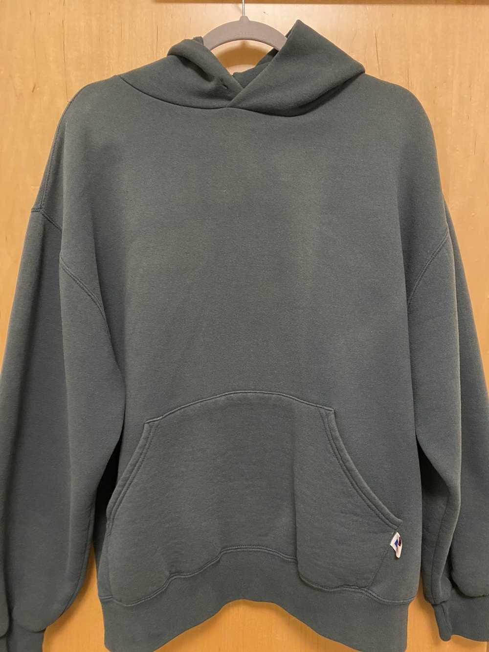 Russell Athletic Vintage Deep Forest Green Hoodie… - image 1