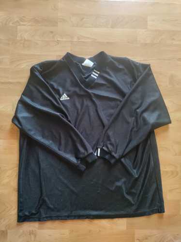 Adidas Vintage Adidas V-Neck Mesh Overshirt Men's 