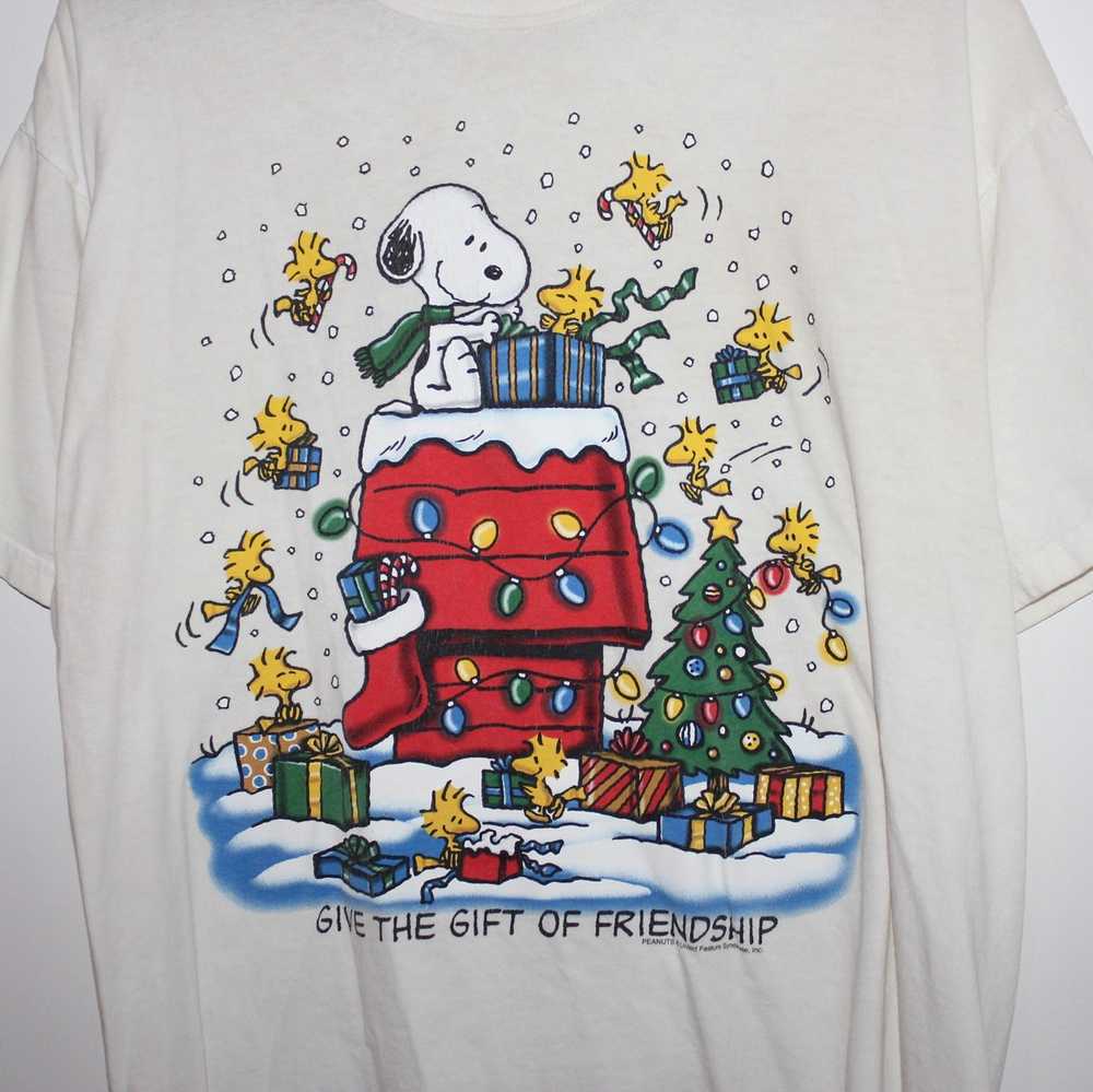Other × Vintage Vintage Peanuts Christmas T-shirt - image 2