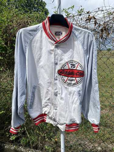 American College × Varsity Jacket × Vintage USAC … - image 1