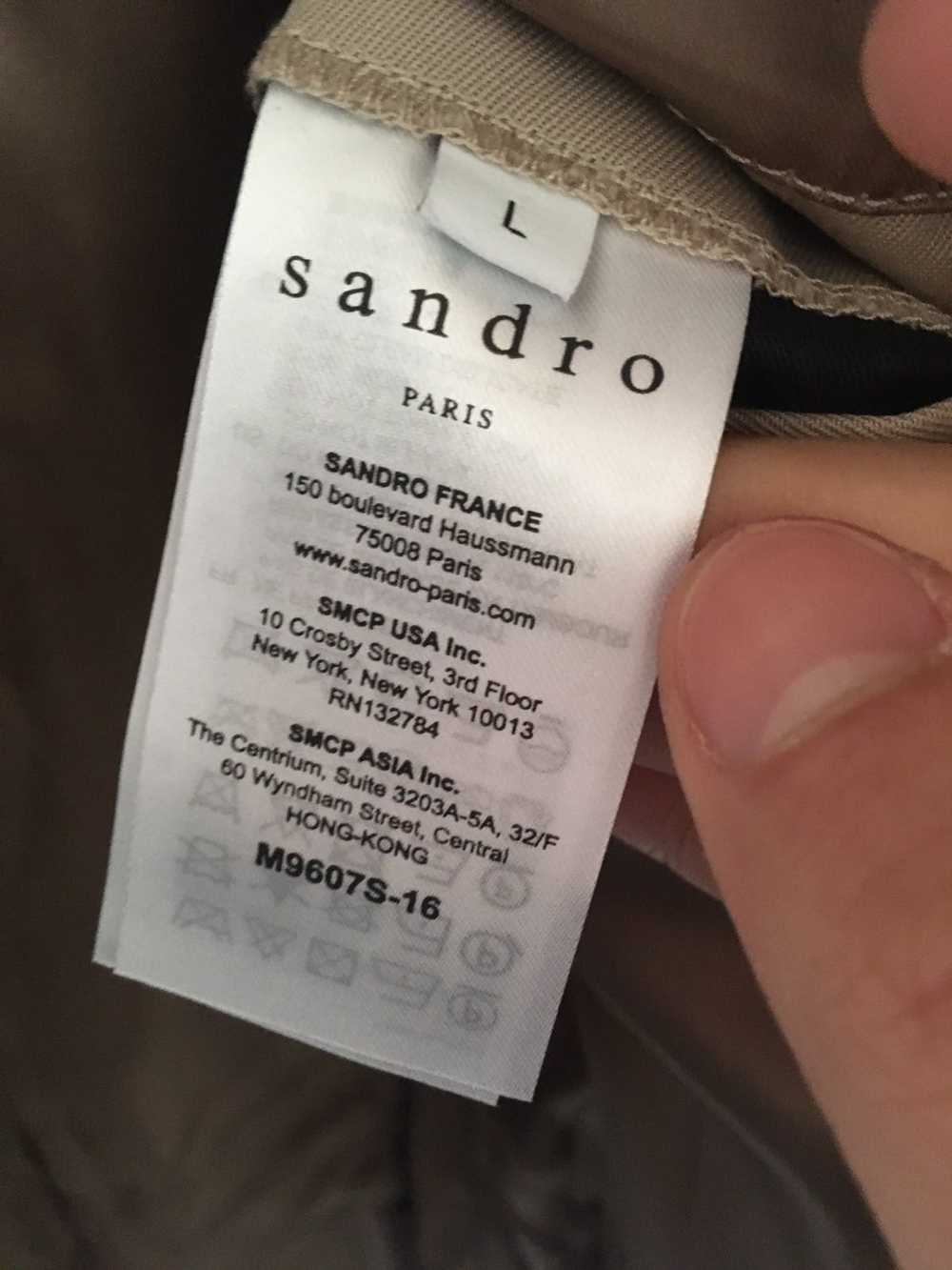 Sandro Single breasted trench coat - image 5